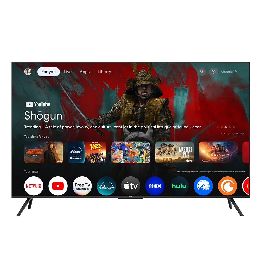 Entertainment Series 7000 series 4K Ultra HD LED Google TV (85PUL7555/F7)