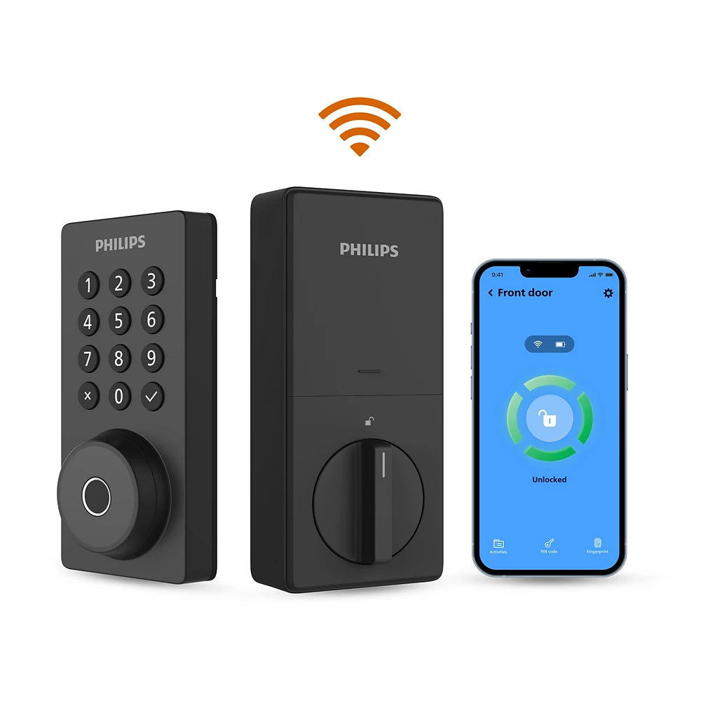 4000series Wifi Smart Deadbolt (DDL242XI5KMW/37)
