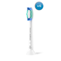 Sonicare SimplyClean 6-pack brush heads white (HX6016/77)