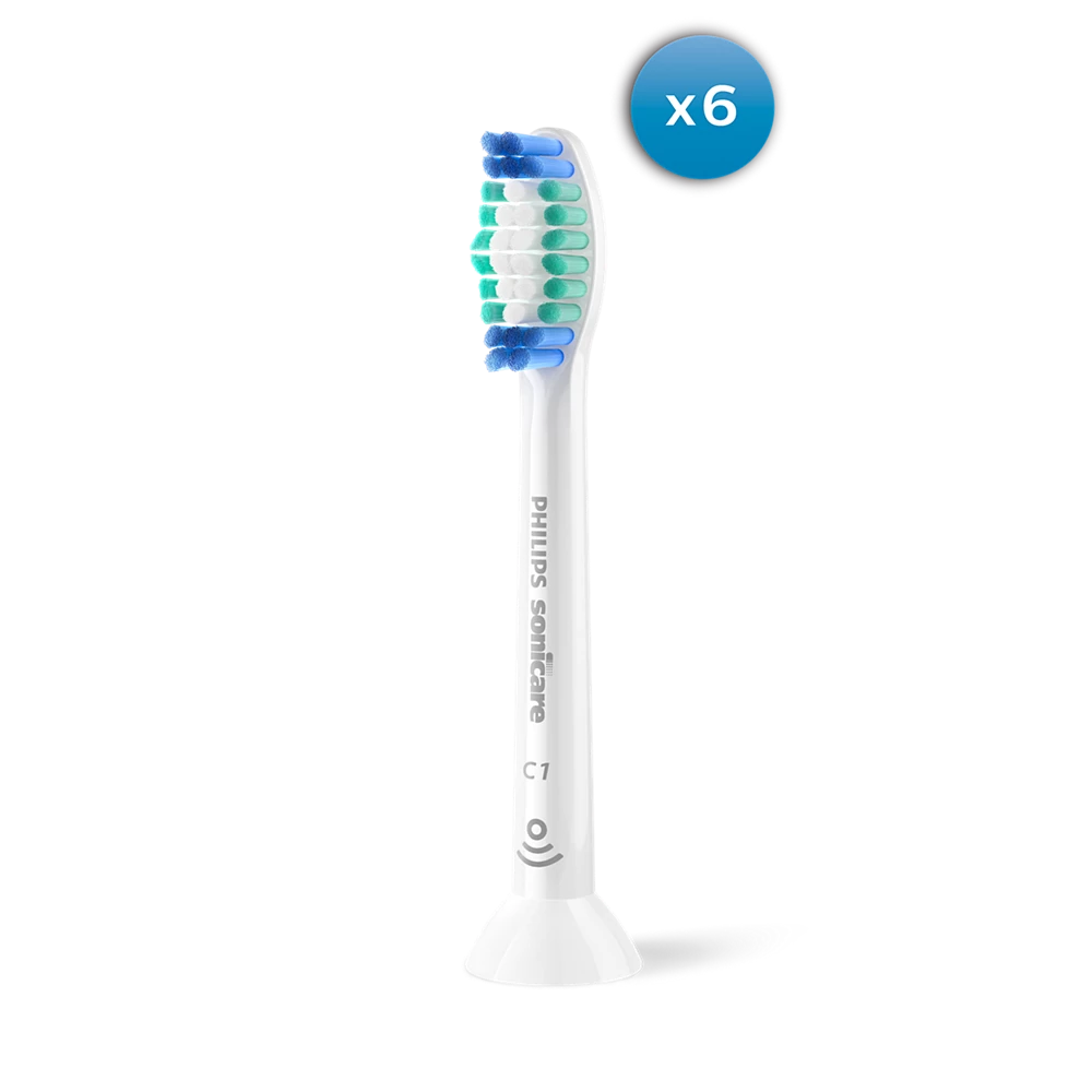 Sonicare SimplyClean 6-pack brush heads white (HX6016/77)