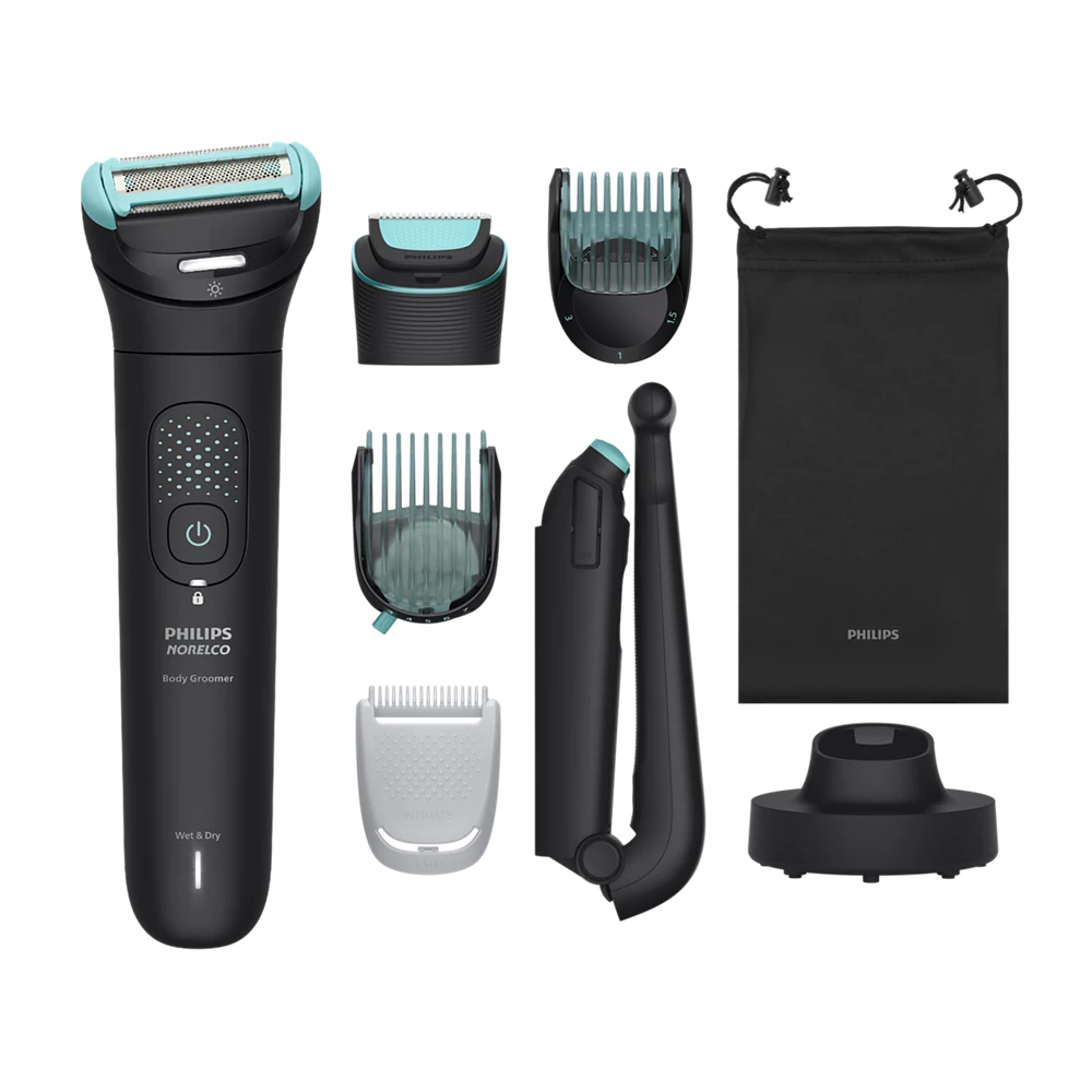 Body Groomer 7000 Series 2D flex head &amp; dual trim-shave system (BG7480/50)