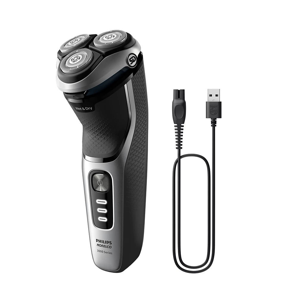 Norelco Shaver 3900 Wet &amp; Dry Electric Shaver (S3341/92)