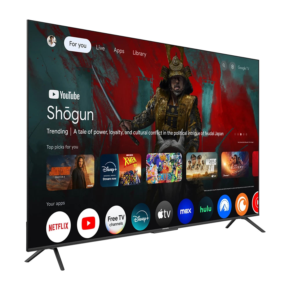 Entertainment Series 7000 series 4K Ultra HD LED Google TV (85PUL7555/F7)