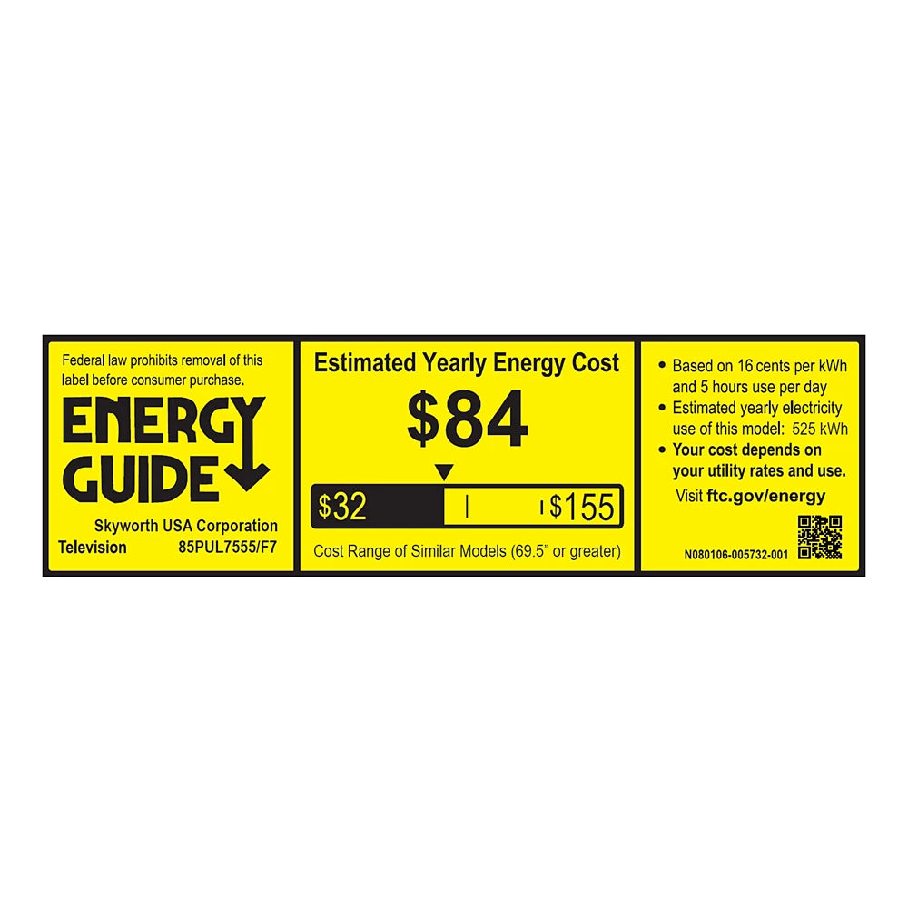 Entertainment Series 7000 series 4K Ultra HD LED Google TV (85PUL7555/F7)