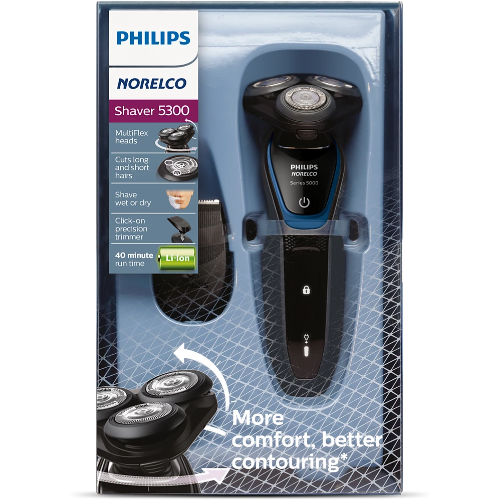 Norelco Shaver 5100 Wet &amp; dry electric shaver Series 5000 (S5203/81)