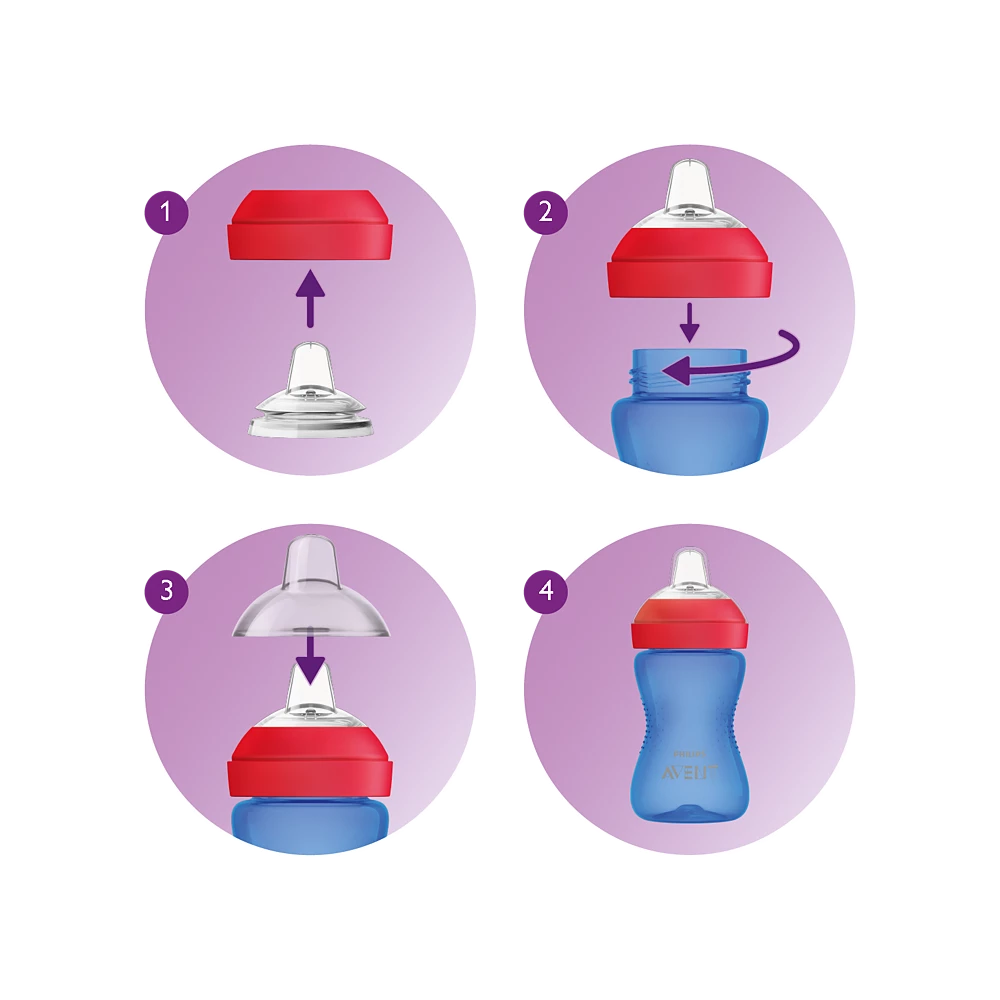 Avent Flexible silicone spout cup (SCF801/22)