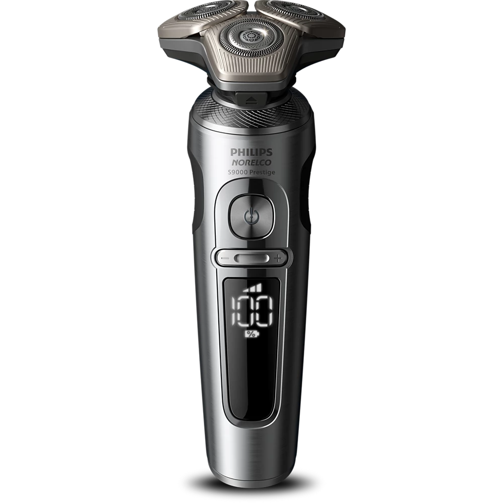 Norelco Shaver S9000 Prestige Wet &amp; Dry Electric shaver with SenseIQ (SP9841/84)