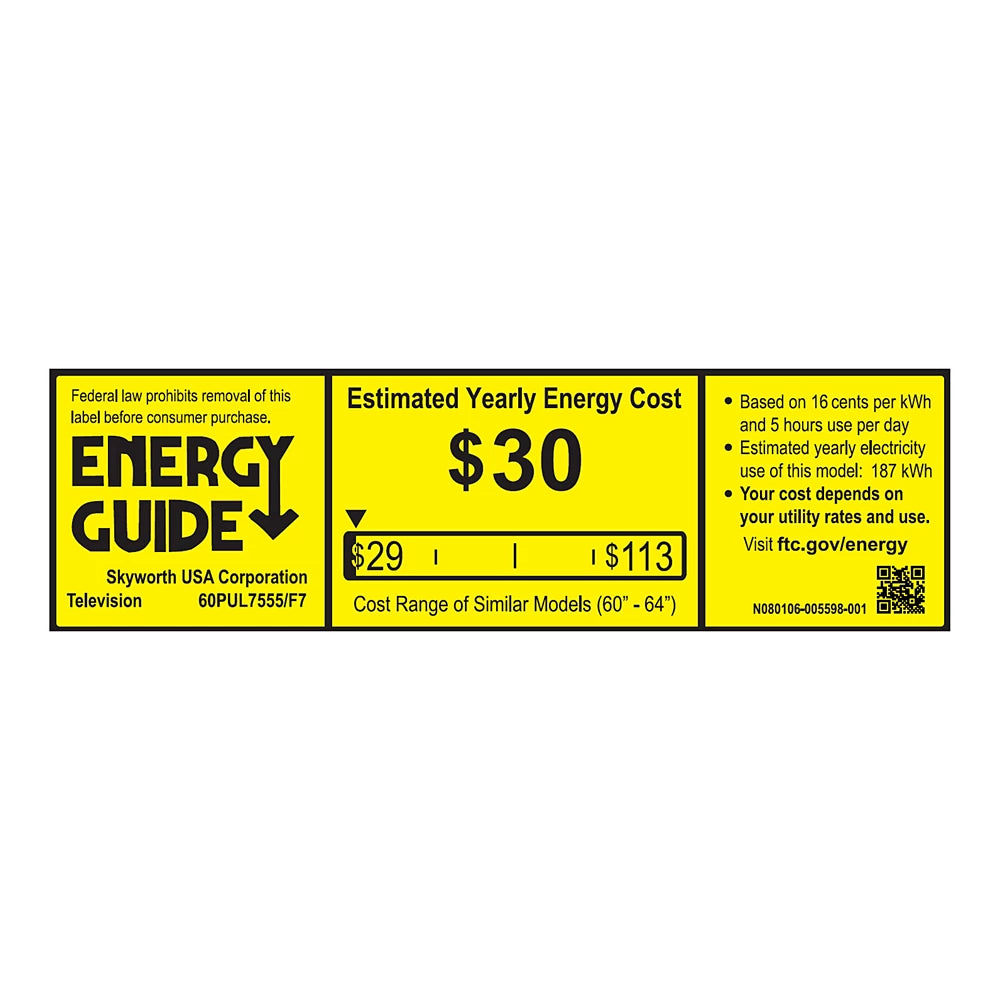 Entertainment Series 7000 series 4K Ultra HD LED Google TV (60PUL7555/F7)