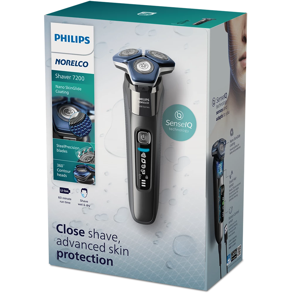 Norelco Shaver series 7000 Wet &amp; Dry electric shaver (S7887/82)