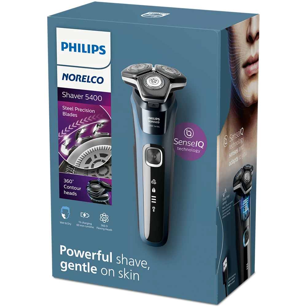 Norelco Shaver Series 5000 Wet &amp; Dry electric shaver (S5880/81)