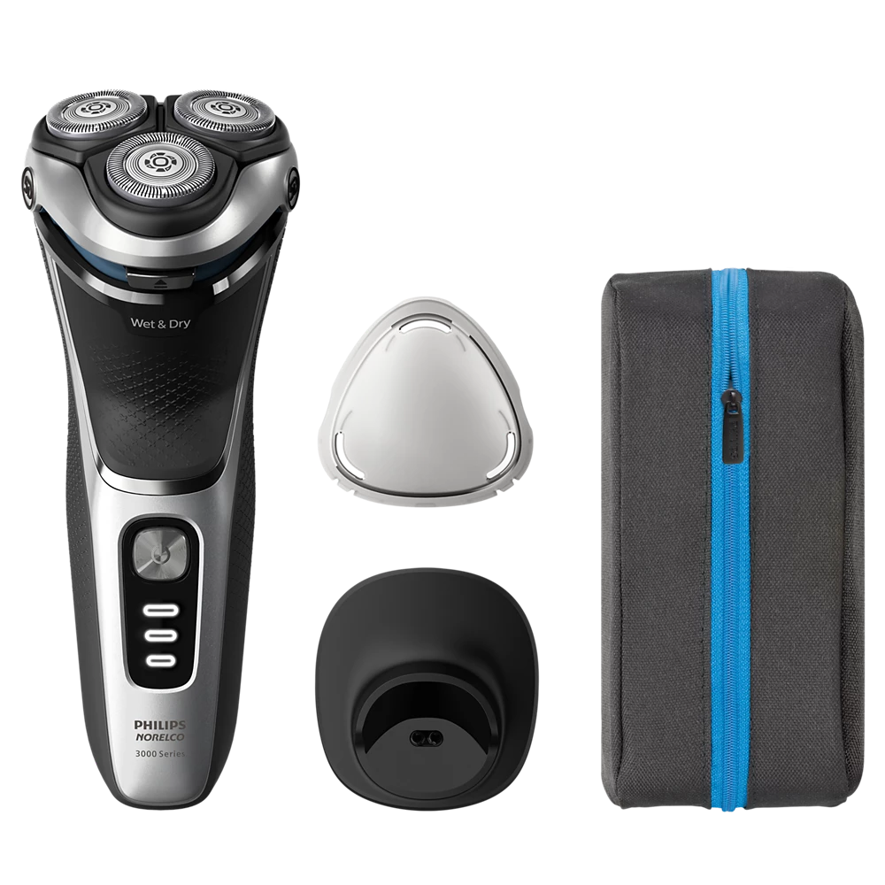 Norelco Shaver 3900 Wet &amp; Dry Electric Shaver (S3341/92)