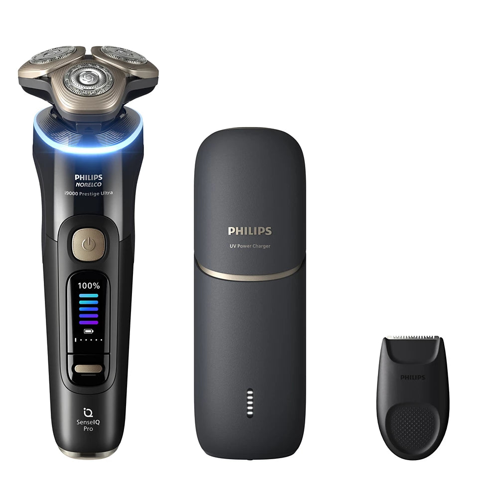 Norelco i9000 Prestige Ultra Wet&amp;Dry Electric Shaver with SenseIQ Pro (XP9400/89)