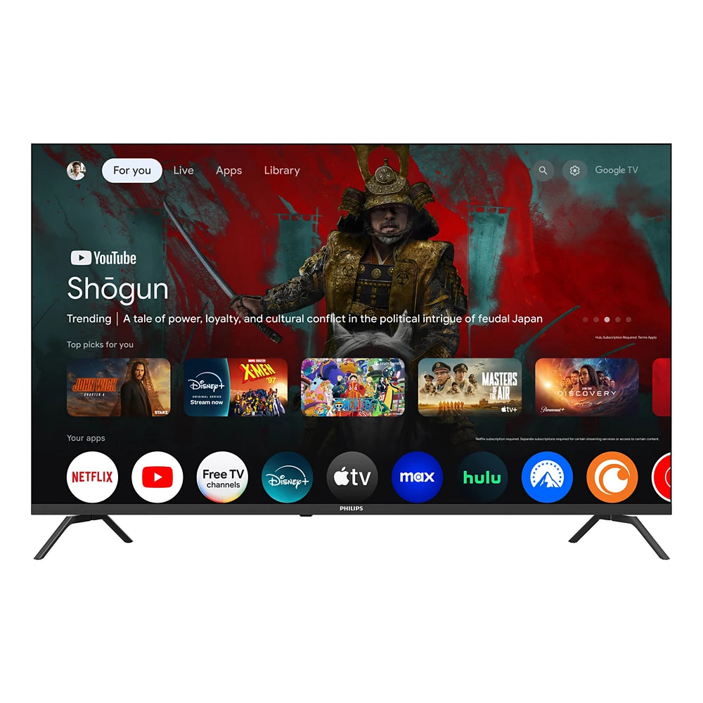 Entertainment Series 7000 series 4K Ultra HD LED Google TV (60PUL7555/F7)