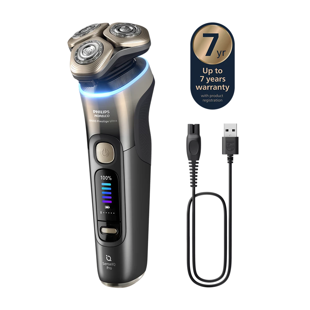 Norelco i9000 Prestige Ultra Wet&amp;Dry Electric Shaver with SenseIQ Pro (XP9405/99)