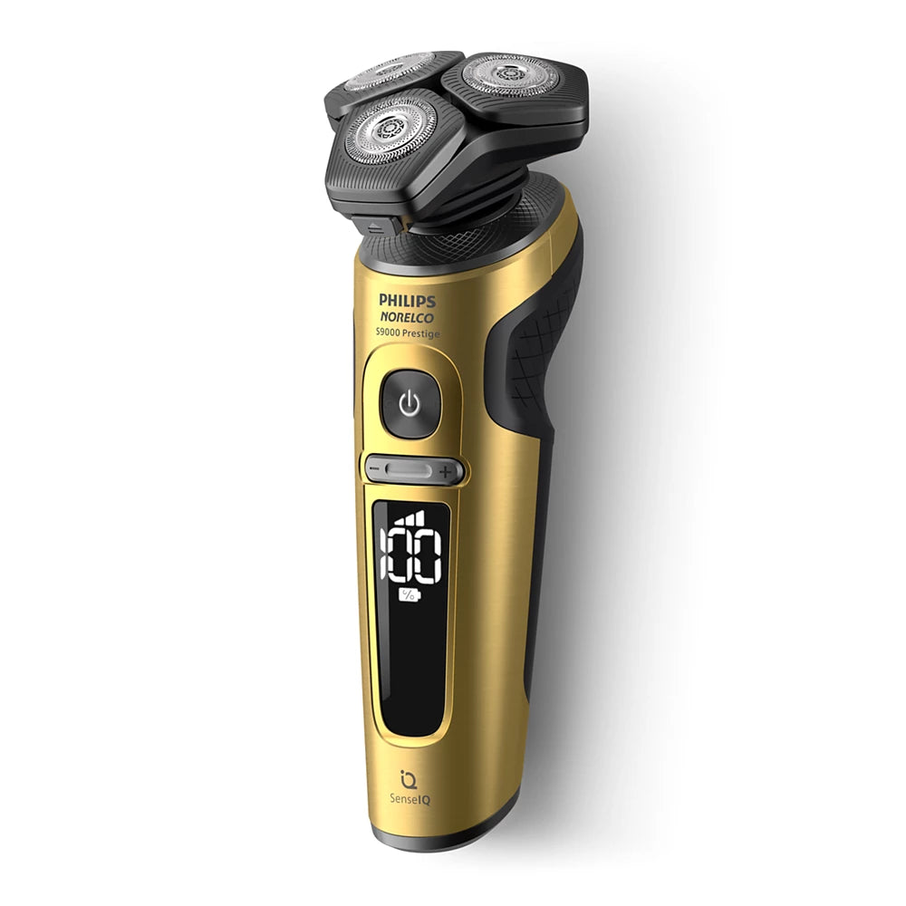 Norelco Shaver S9000 Prestige Wet &amp; Dry Electric shaver with SenseIQ (SP9888/83)